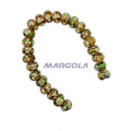 Chunky Rondelle Large Hole Lampwork Glass Beads - P12024