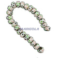 Chunky Rondelle Large Hole Lampwork Glass Beads - P12027