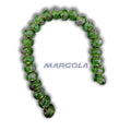 Chunky Rondelle Large Hole Lampwork Glass Beads - P12075