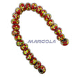 Chunky Rondelle Large Hole Lampwork Glass Beads - P12082