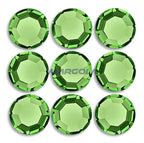 Preciosa & Jablonex Hot Fix Extra 2-Cut Glass Chaton Rose Flatback Rhinestones 40ss