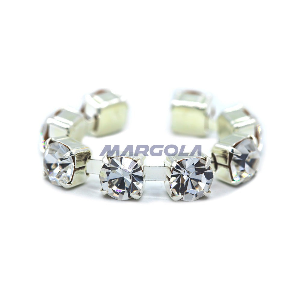 CZECH RHINESTONE CHAIN MACHINE CUT CRYSTAL - 12ss