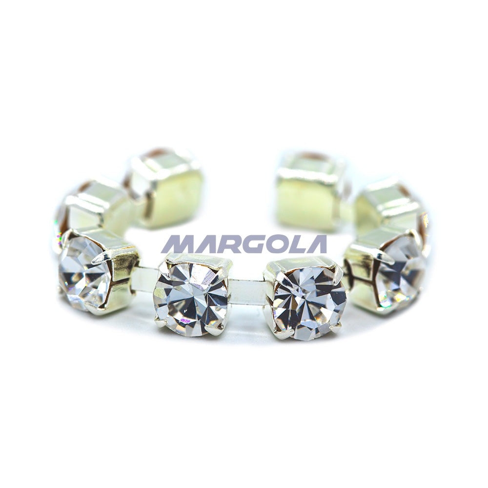 CZECH RHINESTONE CHAIN MACHINE CUT CRYSTAL - 18ss