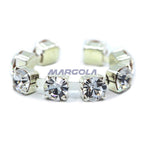 CZECH RHINESTONE CHAIN MACHINE CUT CRYSTAL - 29ss