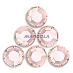 Preciosa & Jablonex Hot Fix Extra 2-Cut Glass Chaton Rose Flatback Rhinestones 40ss