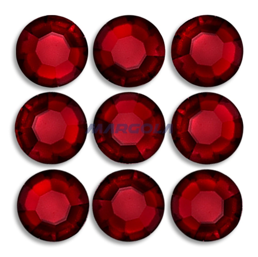 Preciosa & Jablonex Hot Fix Extra 2-Cut Glass Chaton Rose Flatback Rhinestones 34ss