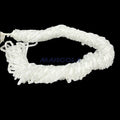 BUGLE #2 (4.5mm) WHITE SATIN PRECIOSA ORNELA BEADS