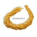 BUGLE #2 (4.5mm) AMBER SATIN PRECIOSA ORNELA BEADS
