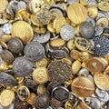 Metal Button Mix Assorted Sizes and Finishes