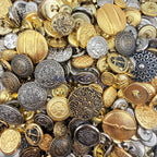 Metal Button Mix Assorted Sizes and Finishes