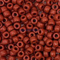 Czech Glass Crow Beads 9mm BROWN