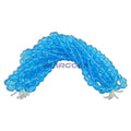 SCREW CUT FACETED CZECH GLASS FIRE POLISHED BEADS 8mm AQUAMARINE