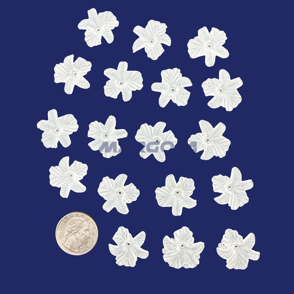 Plexi-Lalique Petals 24mm Frosted Crystal