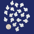 Plexi-Lalique Leaf 18x24mm Frosted Crystal