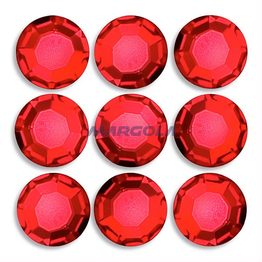 Margola Flat Back Prime Acrylic Rhinestone 20ss RUBY
