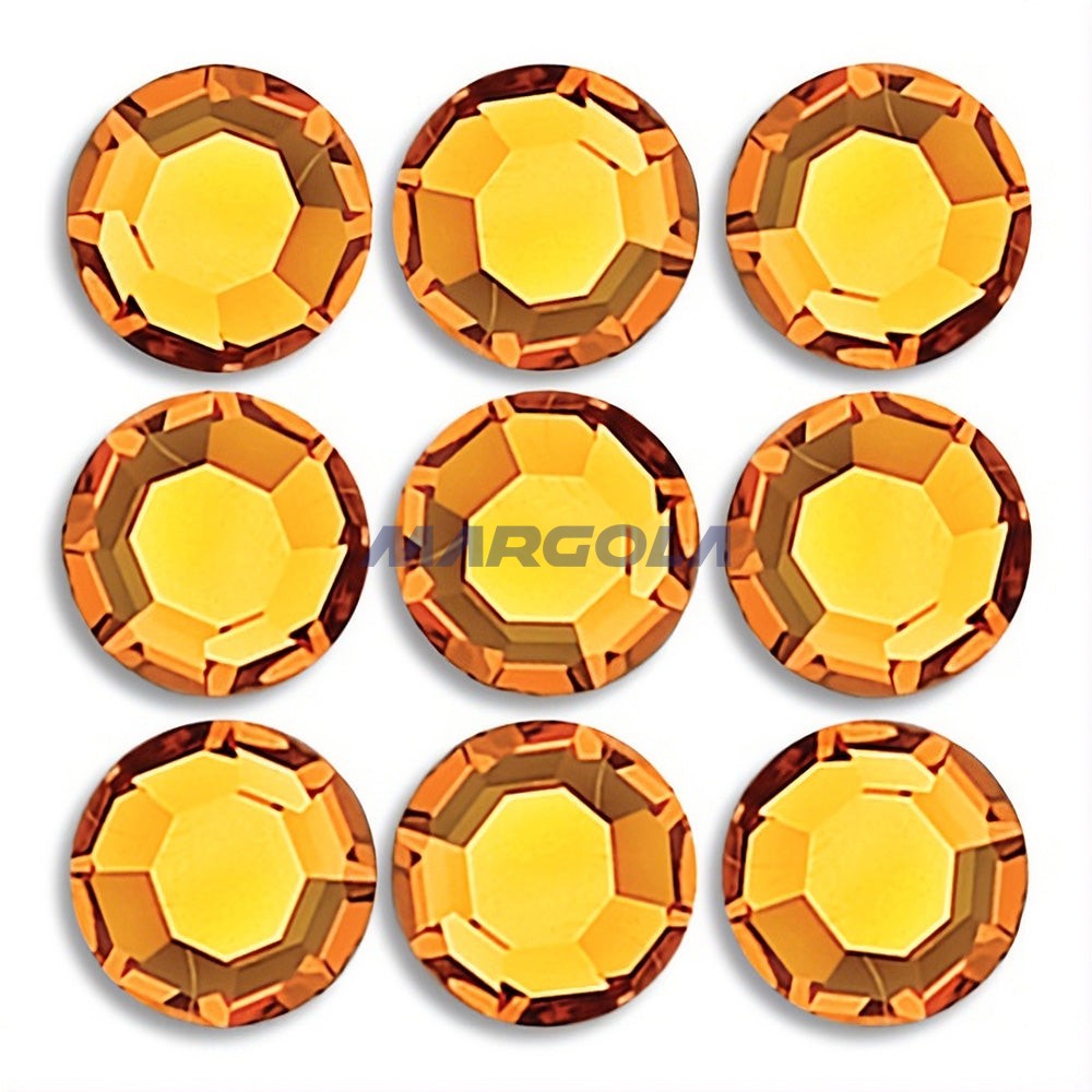 Margola Flat Back Prime Acrylic Rhinestone 30ss TOPAZ