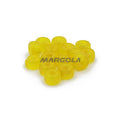 Czech Glass Roller Beads 6mm CITRINE TRANSPARENT