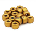 Czech Glass Roller Beads 9mm SOFT BRONZE OPAQUE