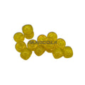 Czech Glass Roller Beads 9mm TRANSLUCENT CITRINE OPAL GLASS