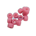 Czech Glass Roller Beads 9mm PINK OPAQUE