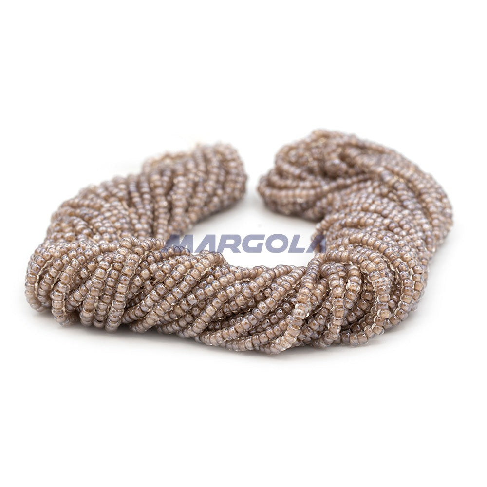 SEED 10/0 Crystal Luster Beige Lined PRECIOSA ORNELA BEADS