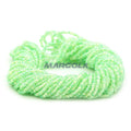 SEED 10/0 Crystal Luster Light Green Lined PRECIOSA ORNELA BEADS