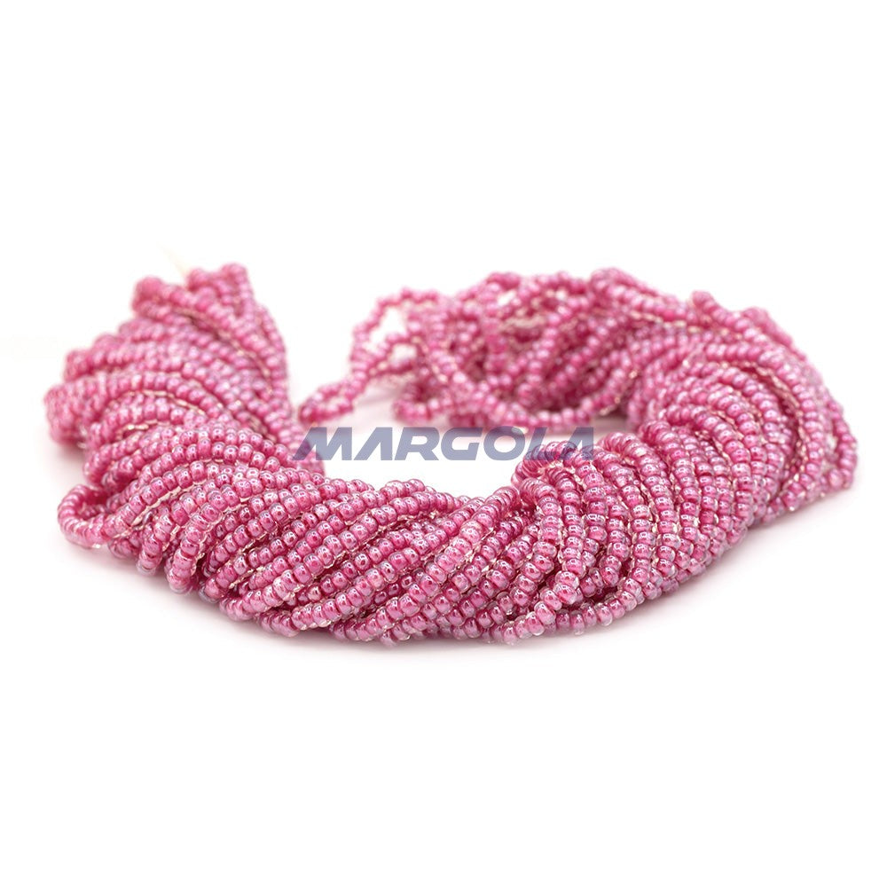 SEED 10/0 Crystal Luster Red Lined PRECIOSA ORNELA BEADS