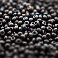 SEED 6/0 JET BLACK OPAQUE PRECIOSA ORNELA BEADS