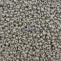 SEED 6/0 GREY OPAQUE LUSTER PRECIOSA ORNELA BEADS