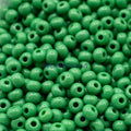 SEED 6/0 LT. GREEN OPAQUE PRECIOSA ORNELA BEADS
