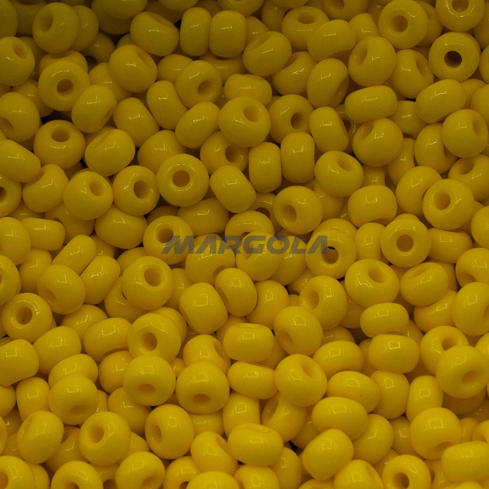 SEED 6/0 MANGO OPAQUE PRECIOSA ORNELA BEADS