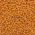 SEED 6/0 LT. ORANGE OPAQUE LUSTER PRECIOSA ORNELA BEADS